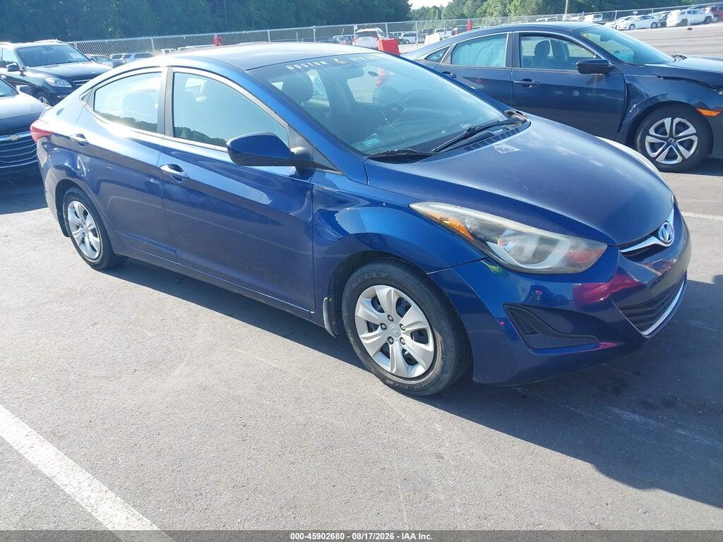 5NPDH4AE1GH666230 2016 HYUNDAI ELANTRA photo no. 1