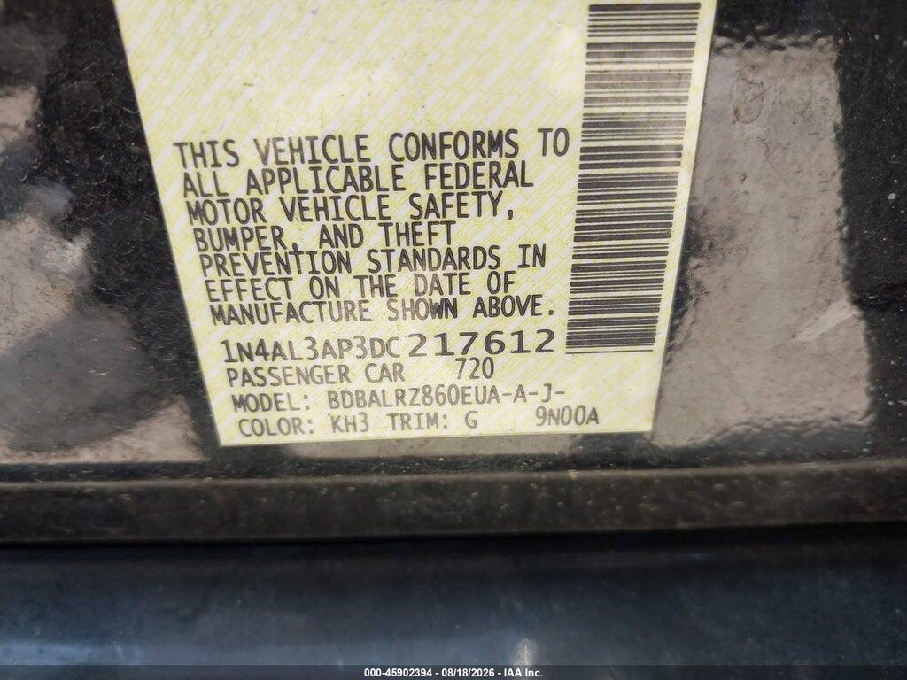 1N4AL3AP3DC217612 2013 NISSAN ALTIMA photo no. 9