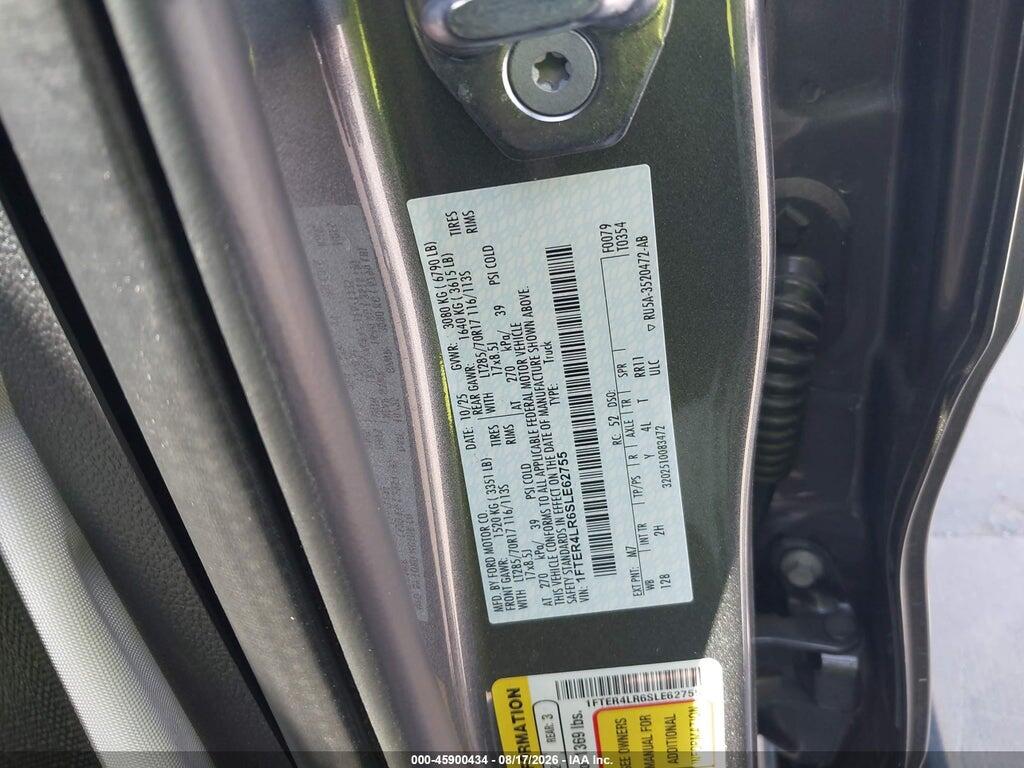 1FTER4LR6SLE62755 2025 FORD RANGER photo no. 9