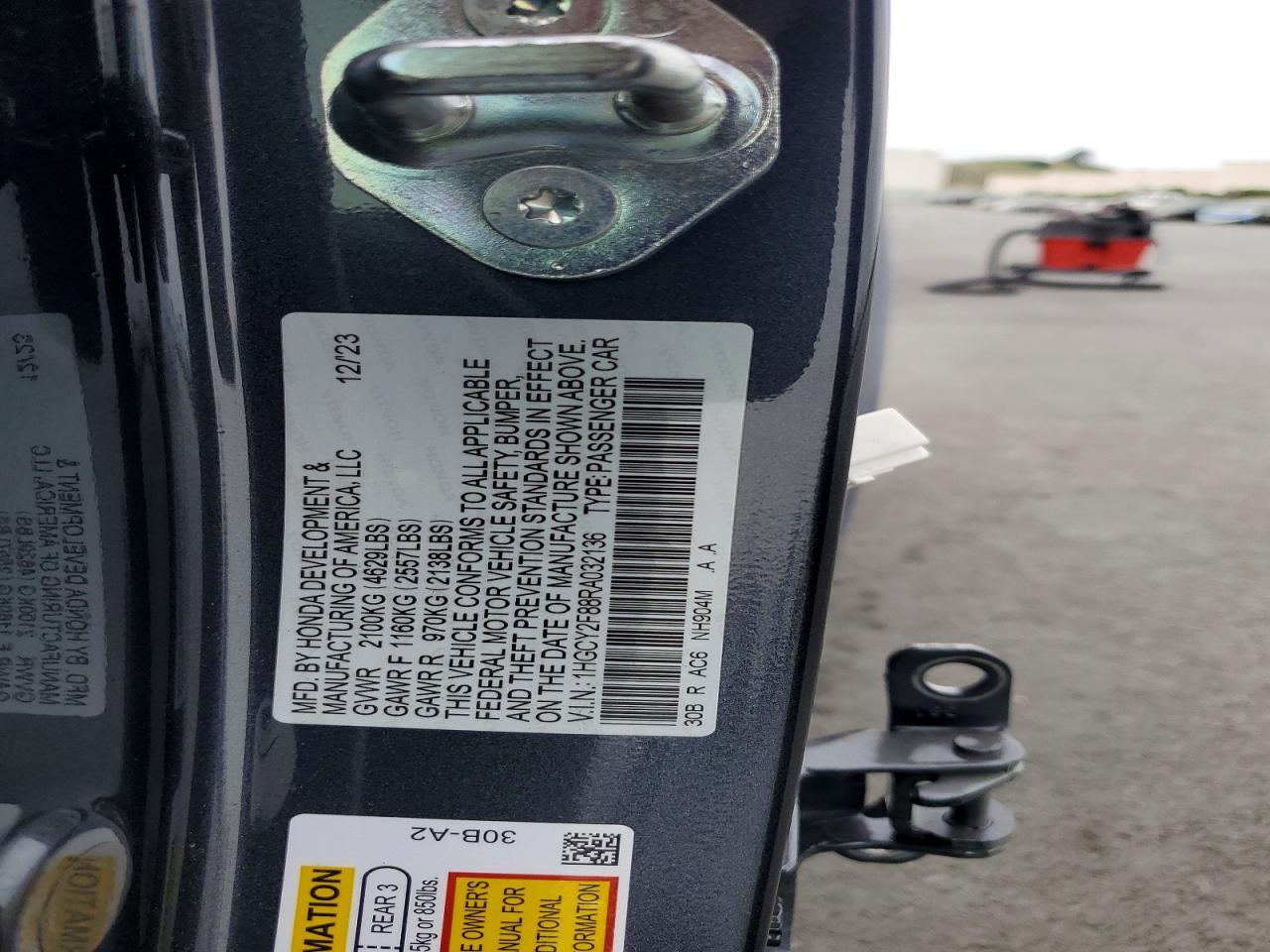 2024 HONDA ACCORD TOURING HYBRID — Фото 13 из 13