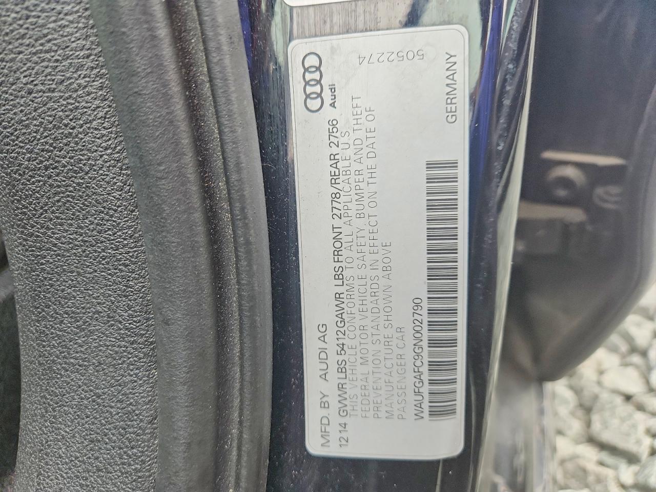 2016 AUDI A6 PREMIUM PLUS — Фото 12 из 12