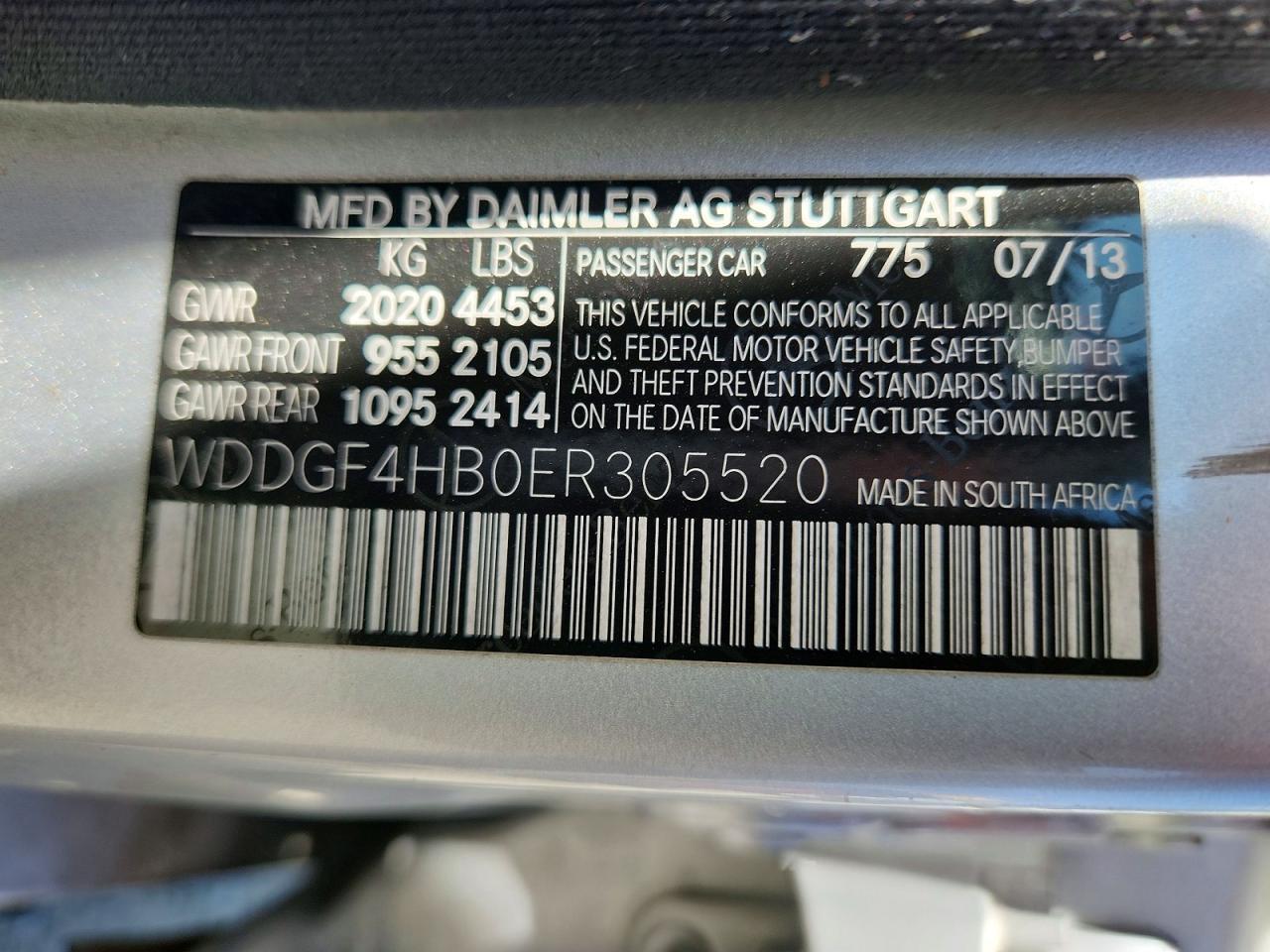 2014 MERCEDES-BENZ C 250 — Фото 13 из 13