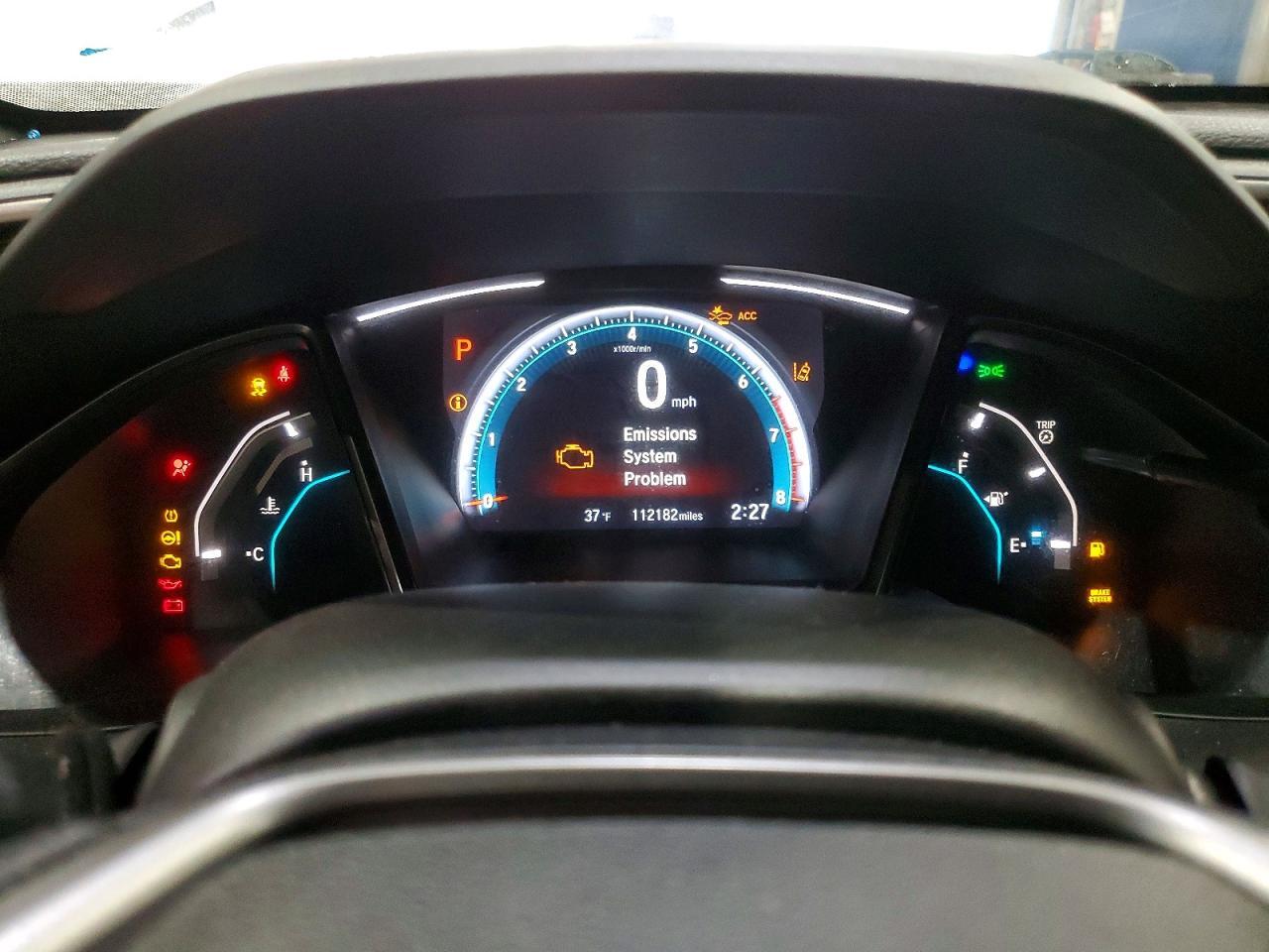 2019 HONDA CIVIC EX — Фото 9 из 12