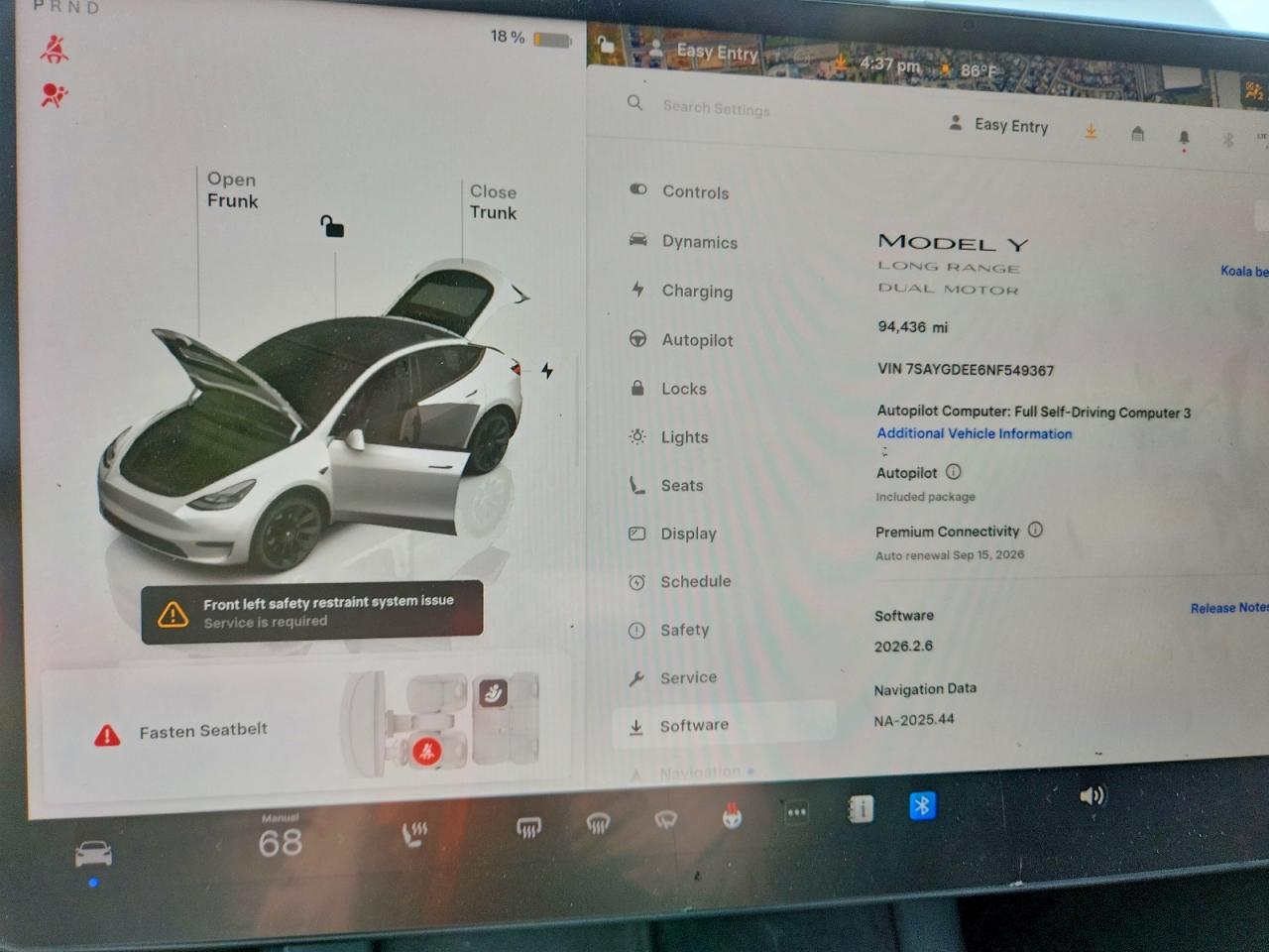 2022 TESLA MODEL Y — Фото 9 из 12