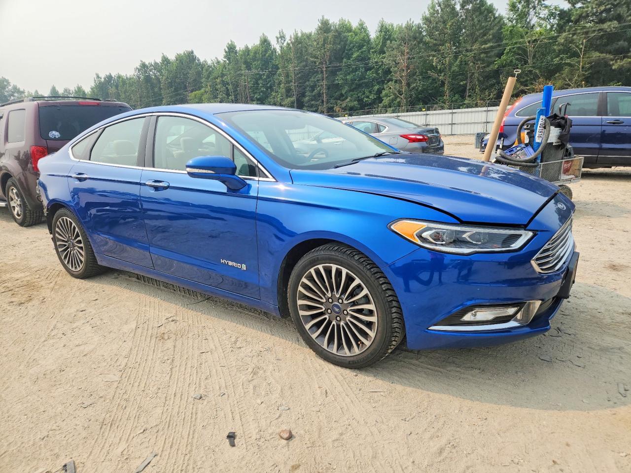 2018 FORD FUSION TITANIUM/PLATINUM HEV — Фото 4 из 13