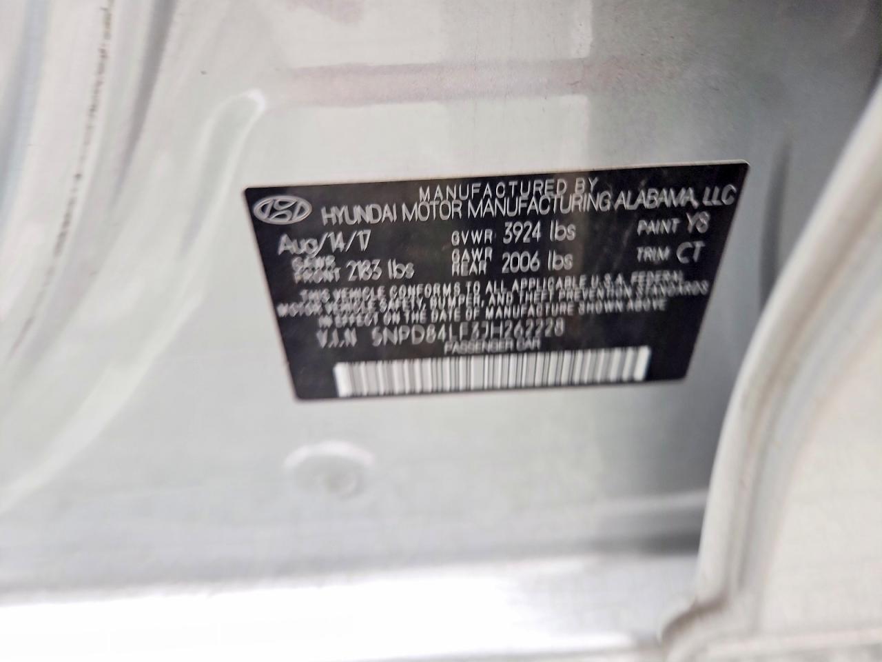 2018 HYUNDAI ELANTRA SEL — Фото 12 из 12