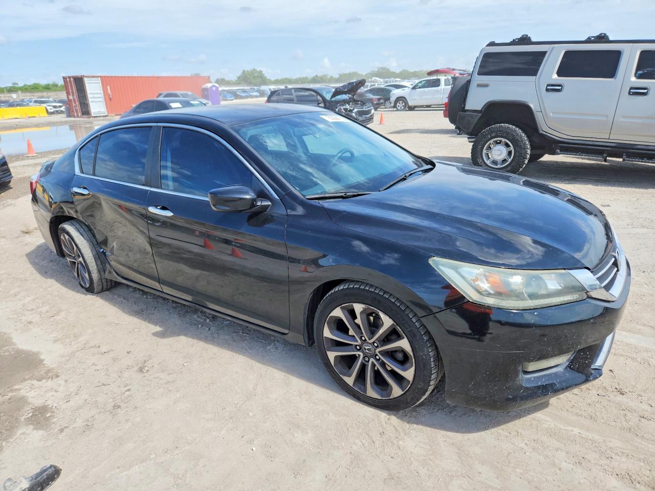 1HGCR2F50EA070392 2014 HONDA ACCORD photo no. 4