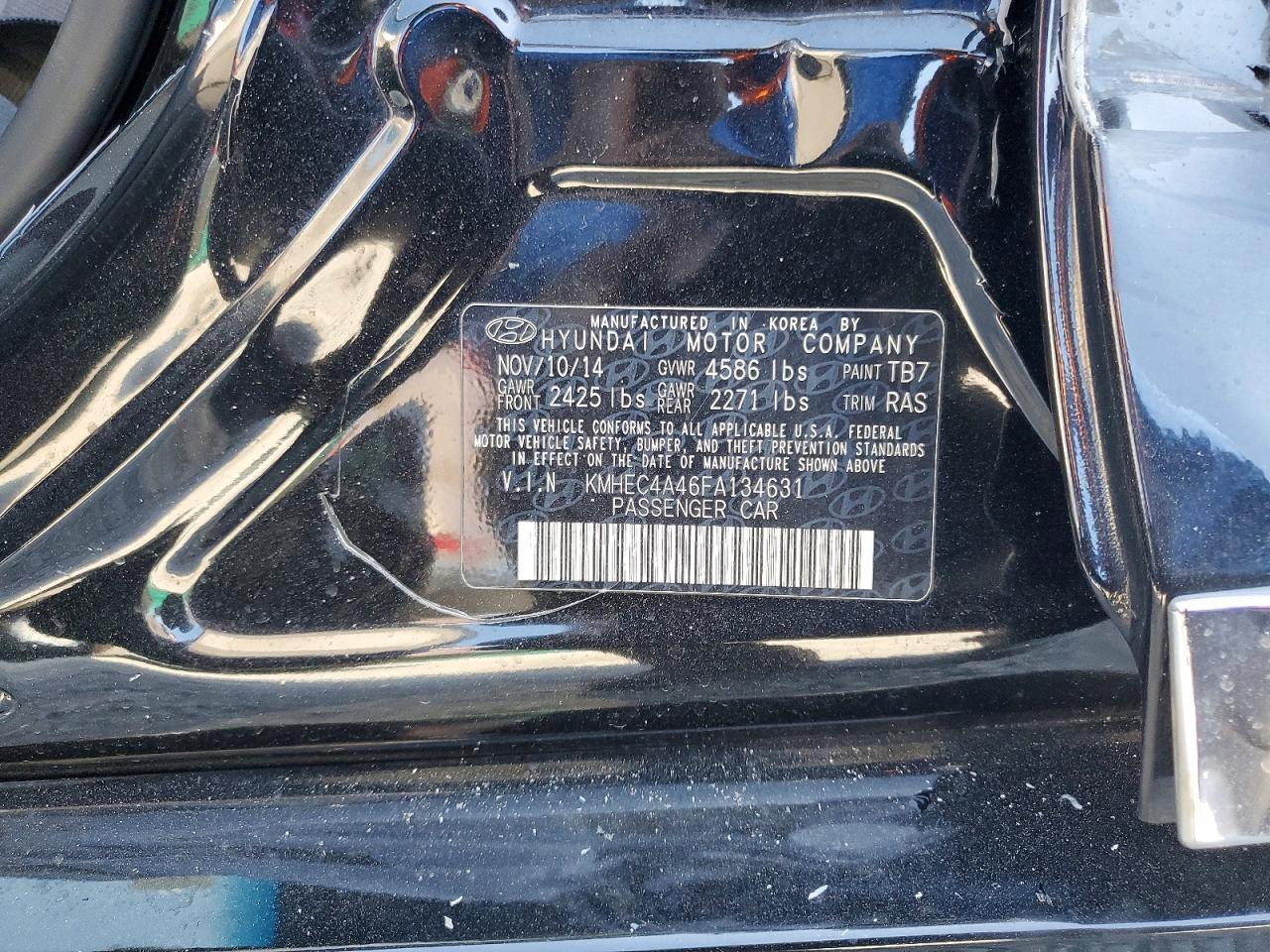 2015 HYUNDAI SONATA HYBRID — Фото 13 из 13