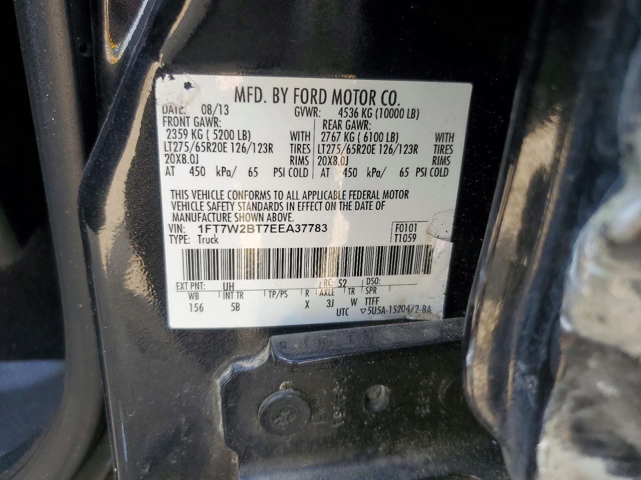 2014 FORD F250 SUPER DUTY — Фото 12 из 12