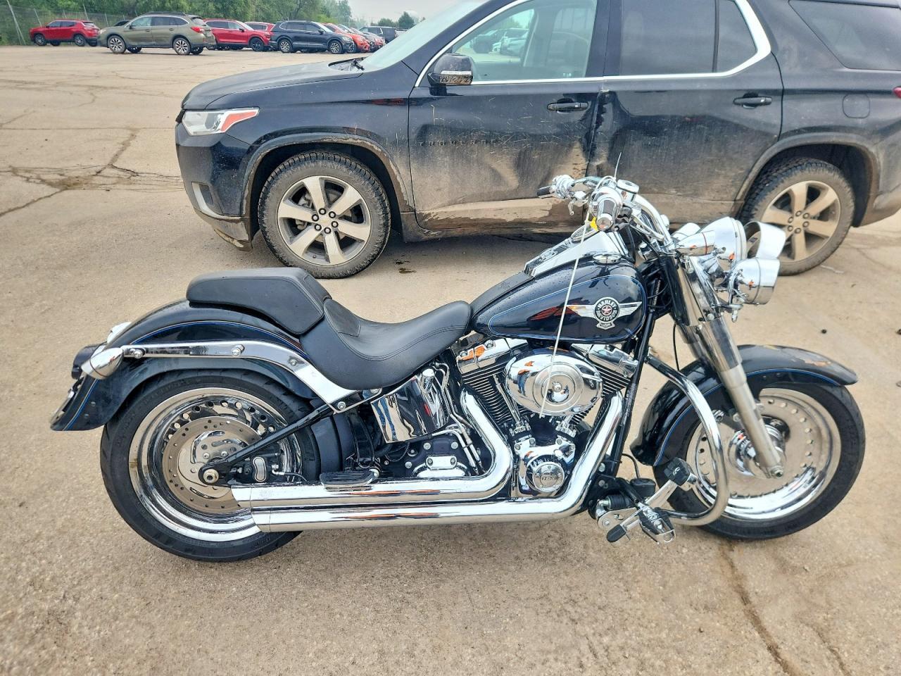 2013 HARLEY-DAVIDSON FLSTF 1HD1BXV19DB032205