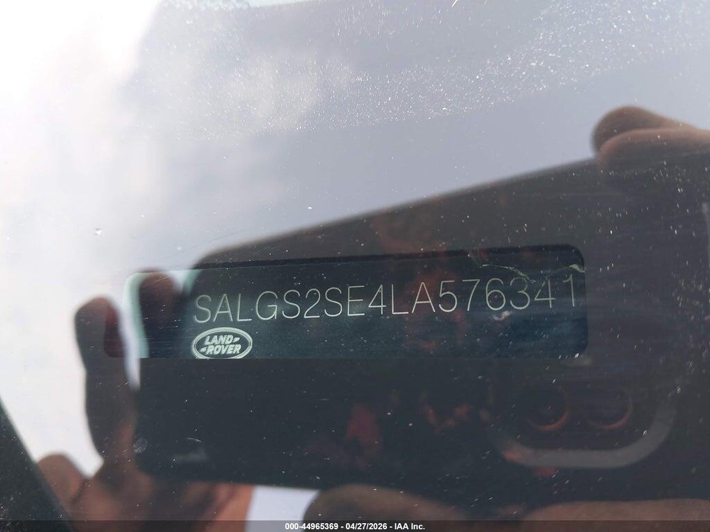 SALGS2SE4LA576341 2020 LAND ROVER RANGE ROVER photo no. 9