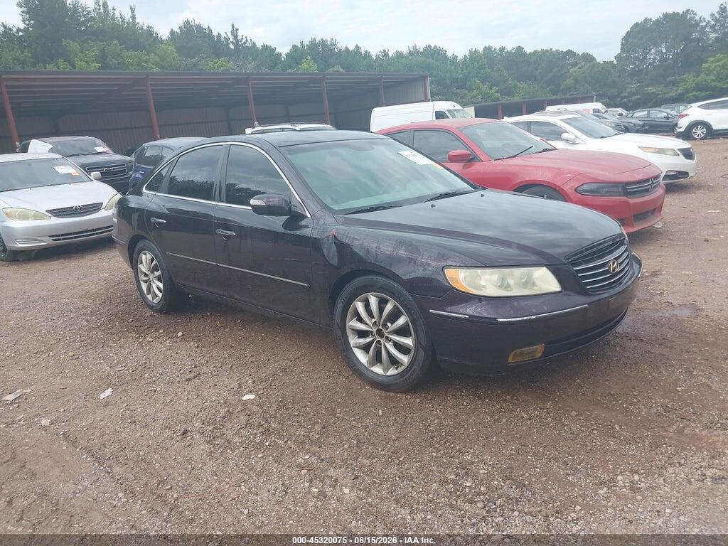 2007 HYUNDAI AZERA KMHFC46F37A237392