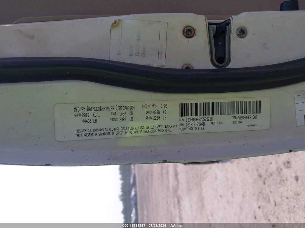 1B3HB28B57D569218 2007 DODGE CALIBER photo no. 9