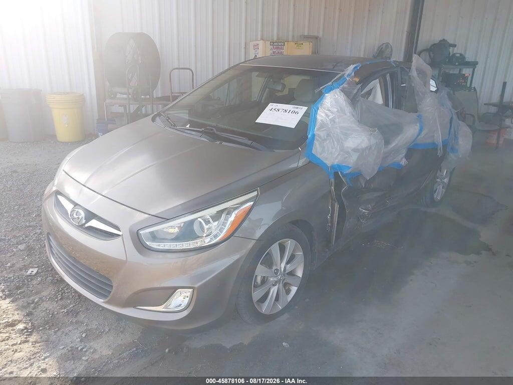 KMHCU4AEXEU699846 2014 HYUNDAI ACCENT photo no. 2