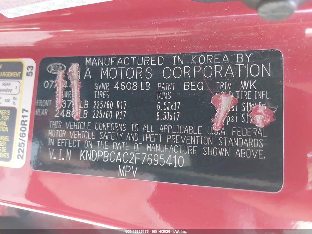KNDPBCAC2F7695410 2015 KIA SPORTAGE photo no. 9