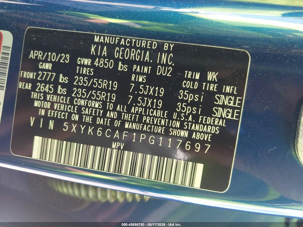5XYK6CAF1PG117697 2023 KIA SPORTAGE photo no. 9