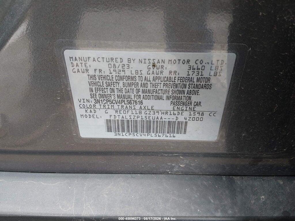 3N1CP5CV4PL567616 2023 NISSAN KICKS photo no. 9