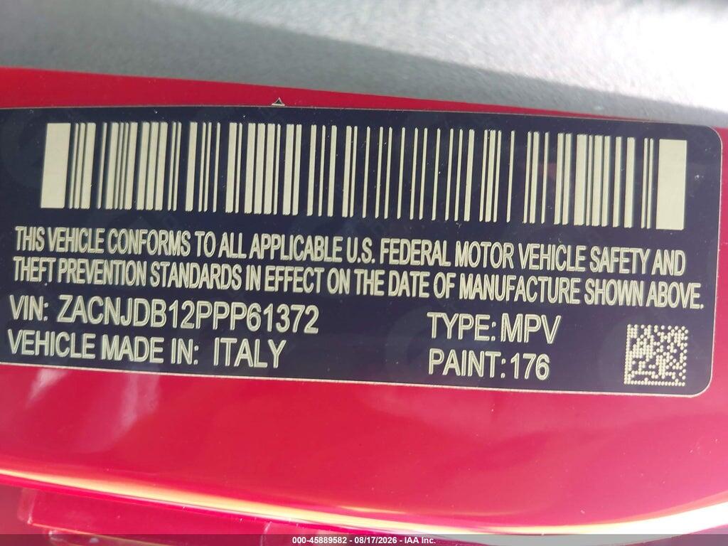 ZACNJDB12PPP61372 2023 JEEP RENEGADE photo no. 9