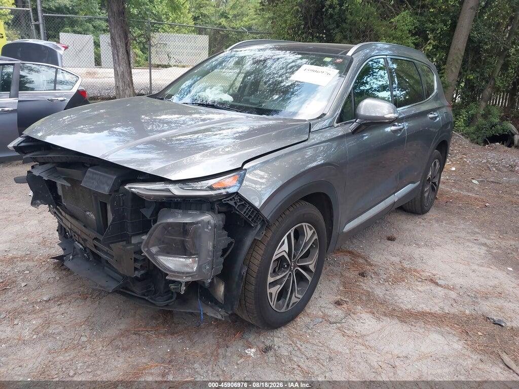 5NMS5CAA2KH087812 2019 HYUNDAI SANTA FE photo no. 2