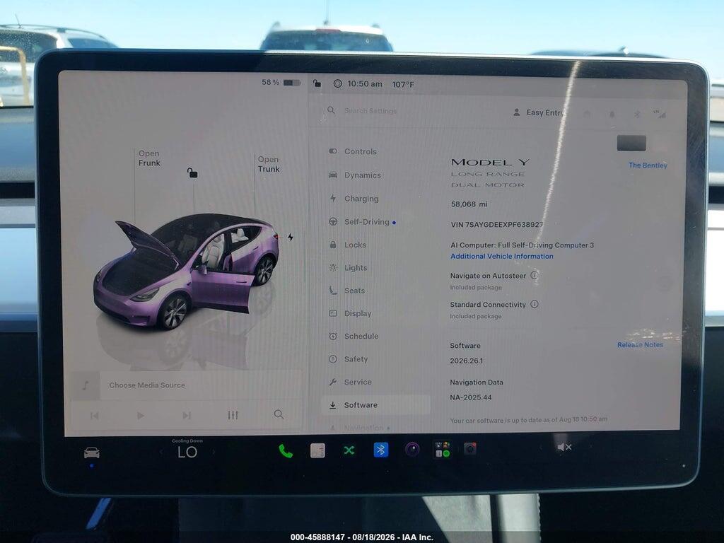 7SAYGDEEXPF638927 2023 TESLA MODEL Y photo no. 7