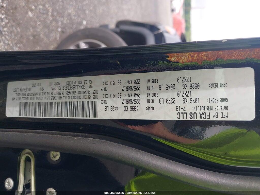 3C4NJCBB7KT833173 2019 JEEP COMPASS photo no. 9