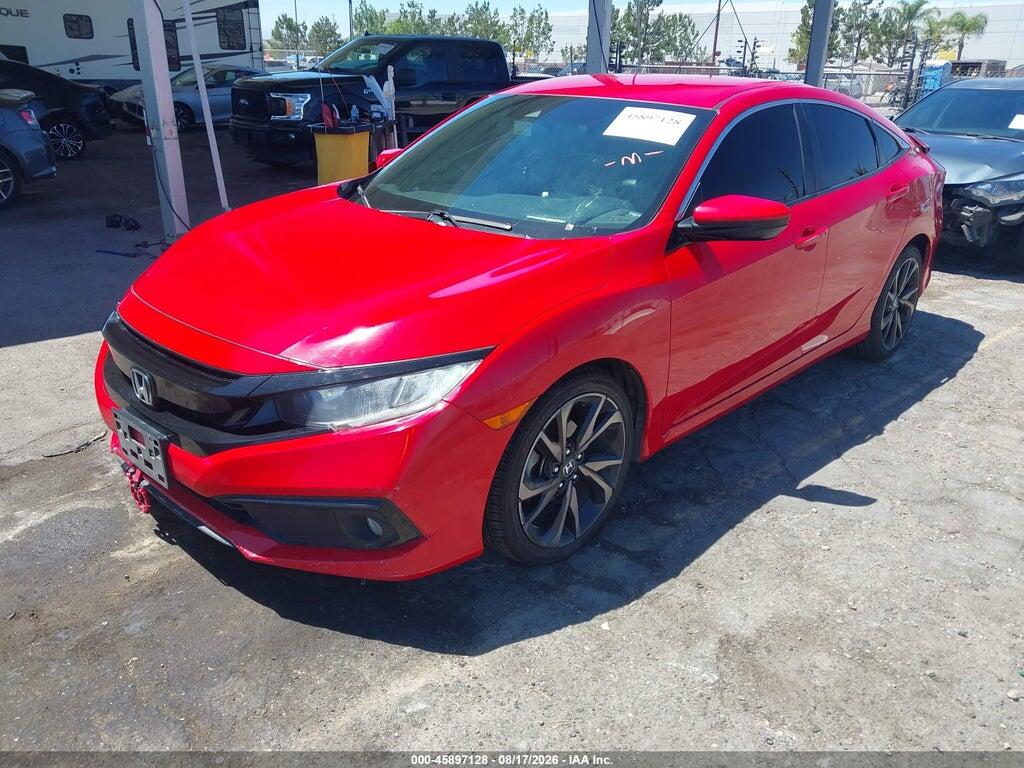 2HGFC2F88KH593133 2019 HONDA CIVIC photo no. 2