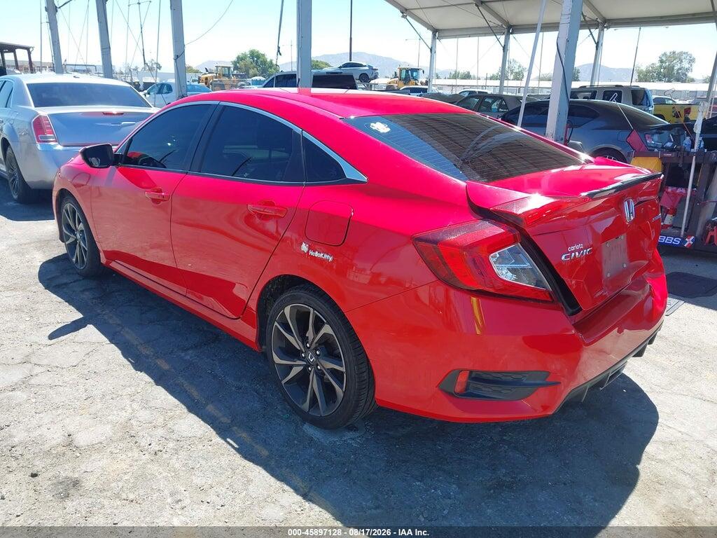 2HGFC2F88KH593133 2019 HONDA CIVIC photo no. 3