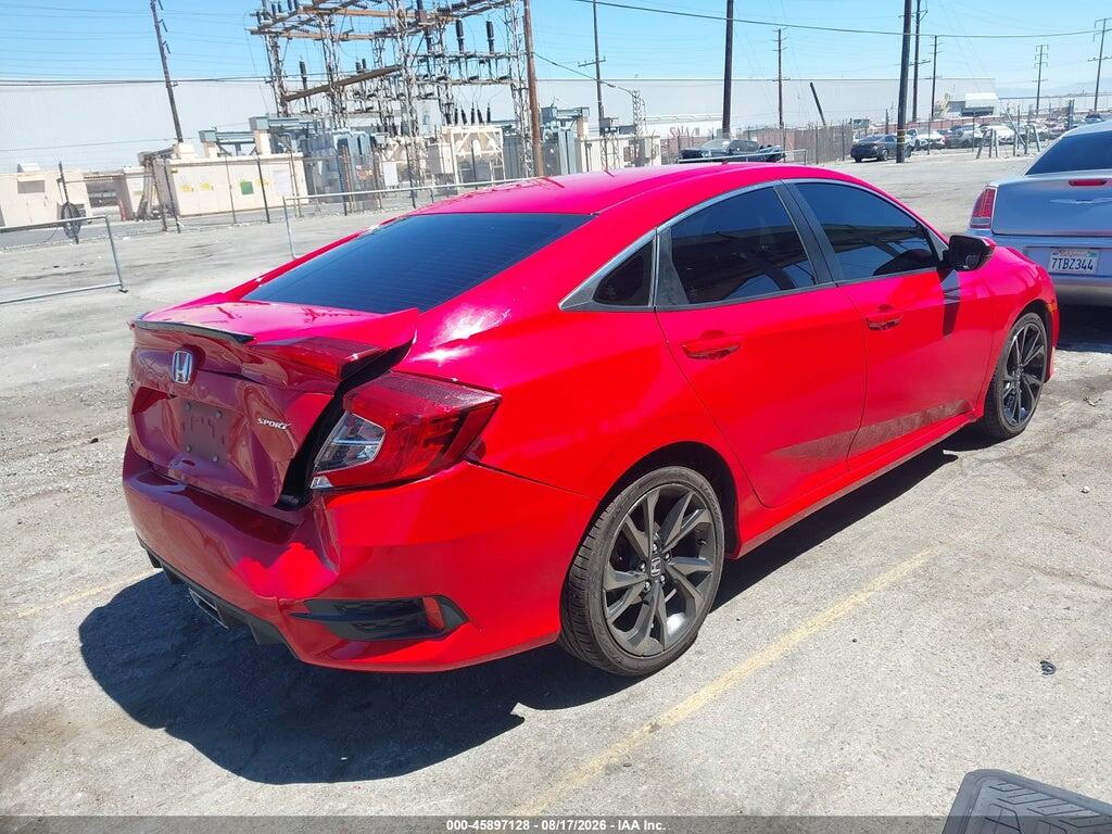 2HGFC2F88KH593133 2019 HONDA CIVIC photo no. 4