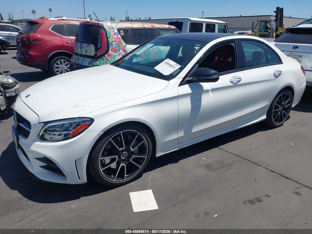 55SWF8DB8KU292311 2019 MERCEDES-BENZ C 300 photo no. 2