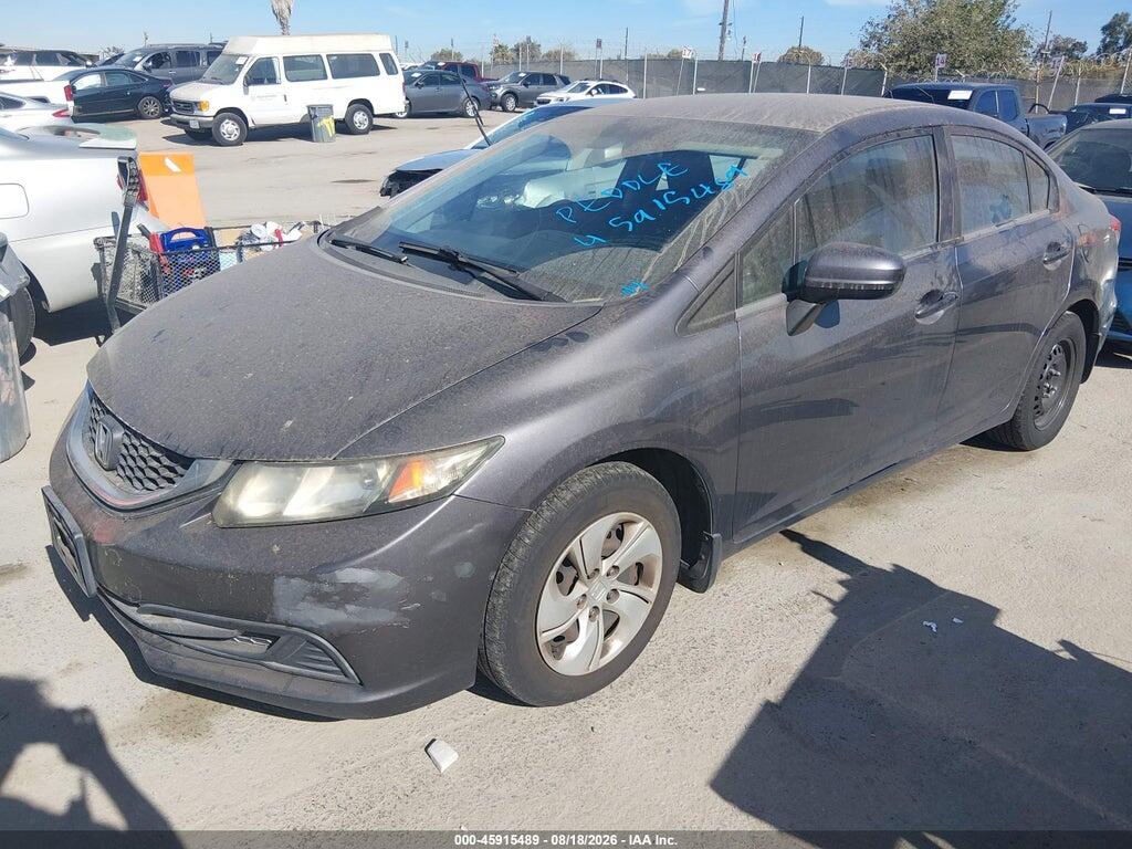 19XFB2F52EE273202 2014 HONDA CIVIC photo no. 2