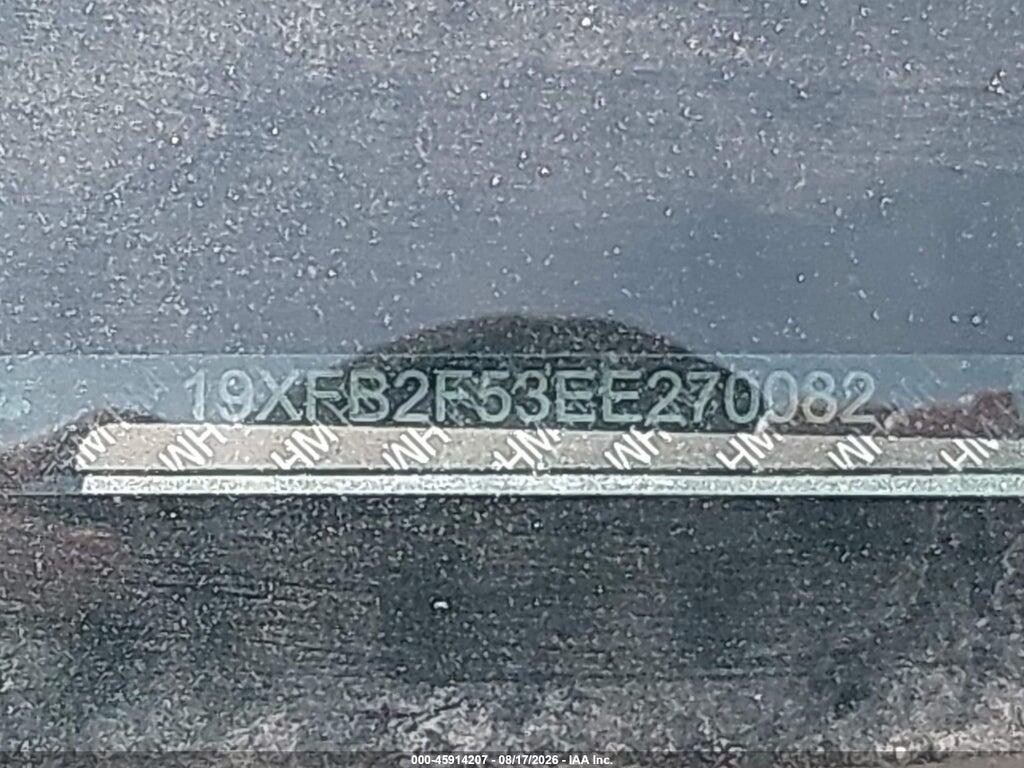19XFB2F53EE270082 2014 HONDA CIVIC photo no. 9