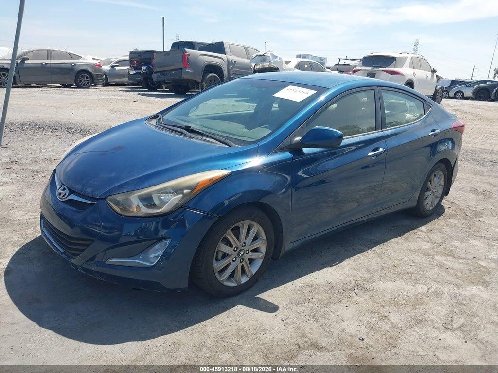 KMHDH4AE7EU190113 2014 HYUNDAI ELANTRA photo no. 2