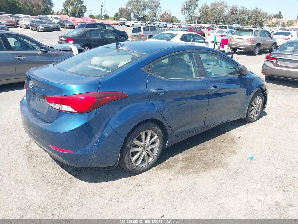 KMHDH4AE7EU190113 2014 HYUNDAI ELANTRA photo no. 4