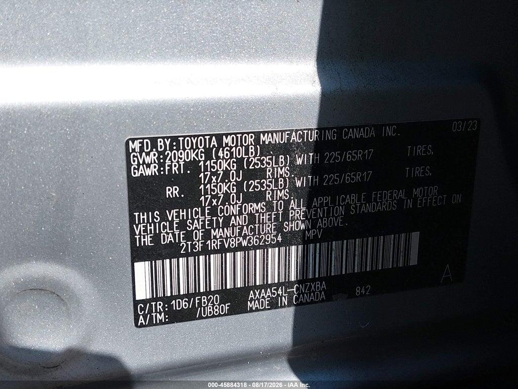 2T3F1RFV8PW362954 2023 TOYOTA RAV4 photo no. 9