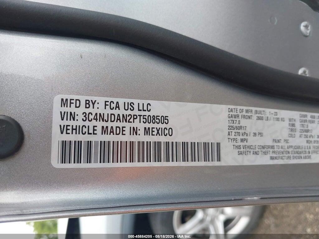 3C4NJDAN2PT508505 2023 JEEP COMPASS photo no. 9