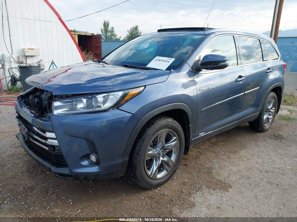 5TDDGRFHXKS069664 2019 TOYOTA HIGHLANDER HYBRID photo no. 2