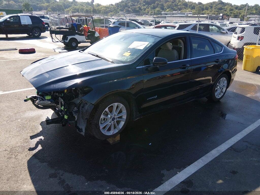 3FA6P0LU7KR153620 2019 FORD FUSION HYBRID photo no. 2