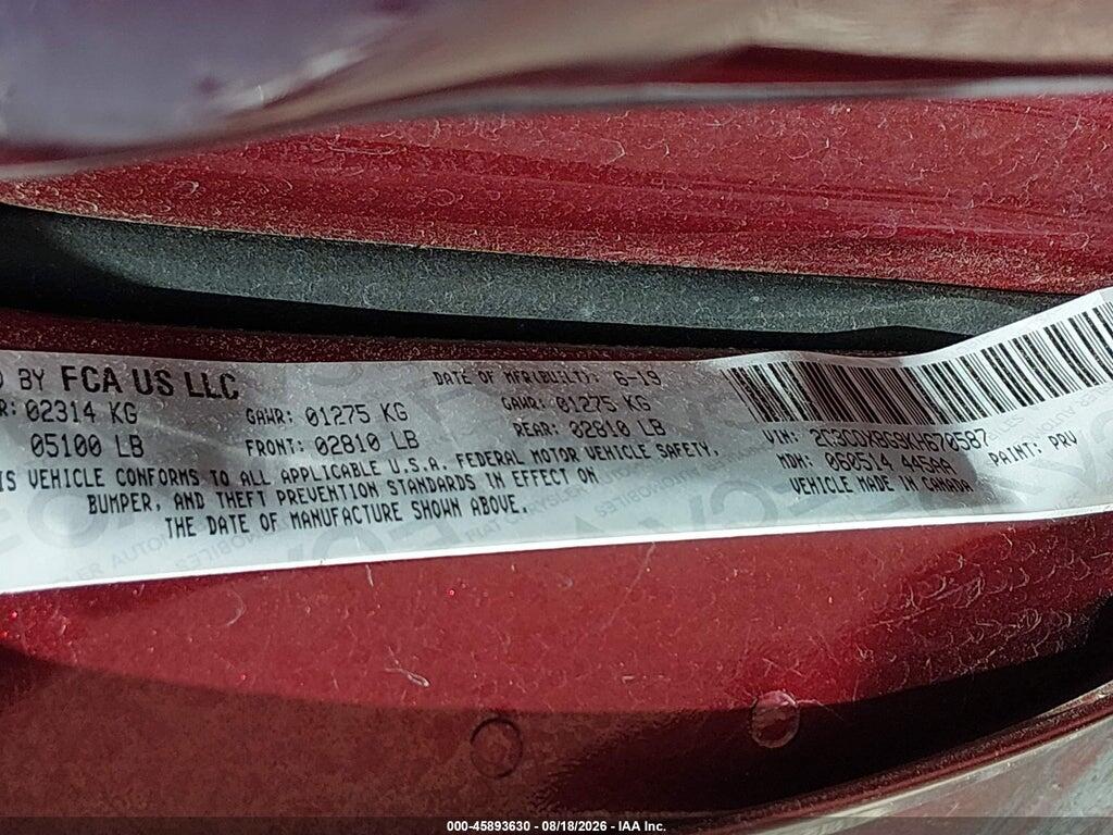 2C3CDXBG9KH670587 2019 DODGE CHARGER photo no. 9