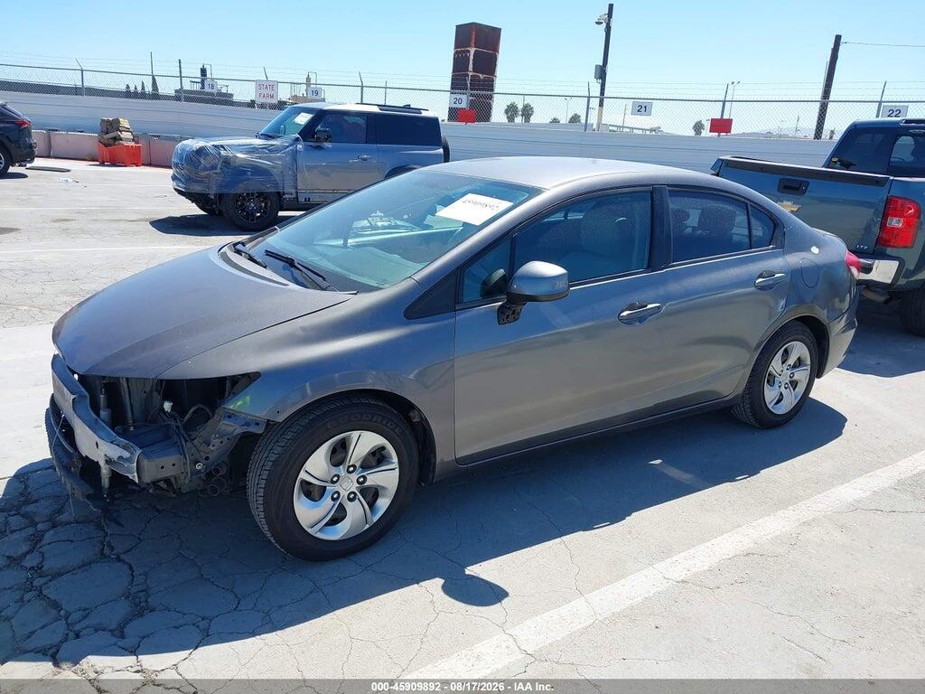19XFB2F58EE222755 2014 HONDA CIVIC photo no. 2