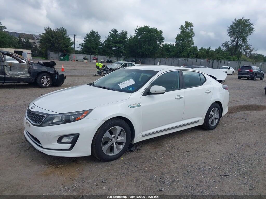 KNAGM4AD1E5064955 2014 KIA OPTIMA HYBRID photo no. 2