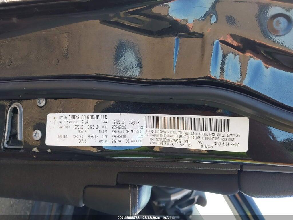 1C4PJMCS1EW290852 2014 JEEP CHEROKEE photo no. 9
