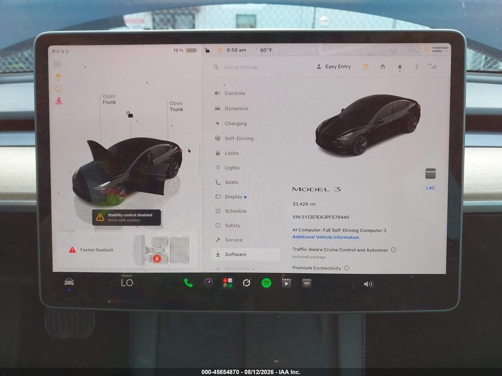5YJ3E1EA3PF579440 2023 TESLA MODEL 3 photo no. 7
