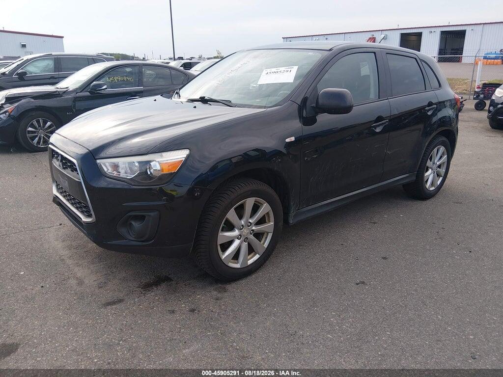 4A4AR3AU2EE030214 2014 MITSUBISHI OUTLANDER SPORT photo no. 2