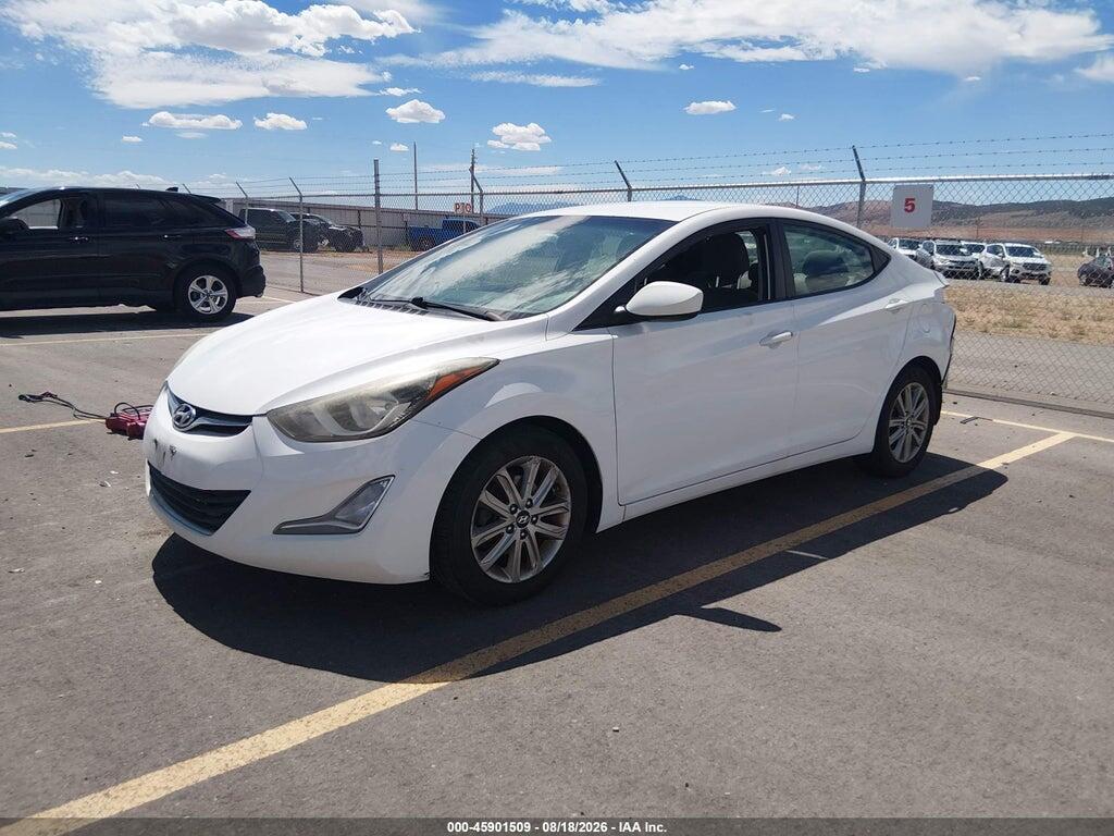 5NPDH4AE7EH483377 2014 HYUNDAI ELANTRA photo no. 2