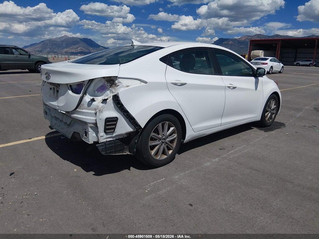 5NPDH4AE7EH483377 2014 HYUNDAI ELANTRA photo no. 4
