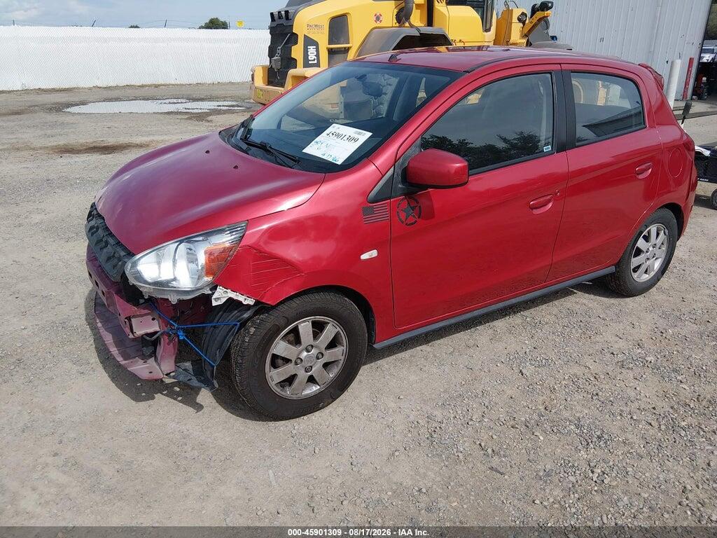 ML32A4HJ4EH004378 2014 MITSUBISHI MIRAGE photo no. 2
