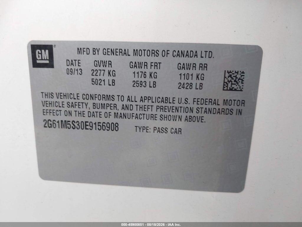 2G61M5S30E9156908 2014 CADILLAC XTS photo no. 9