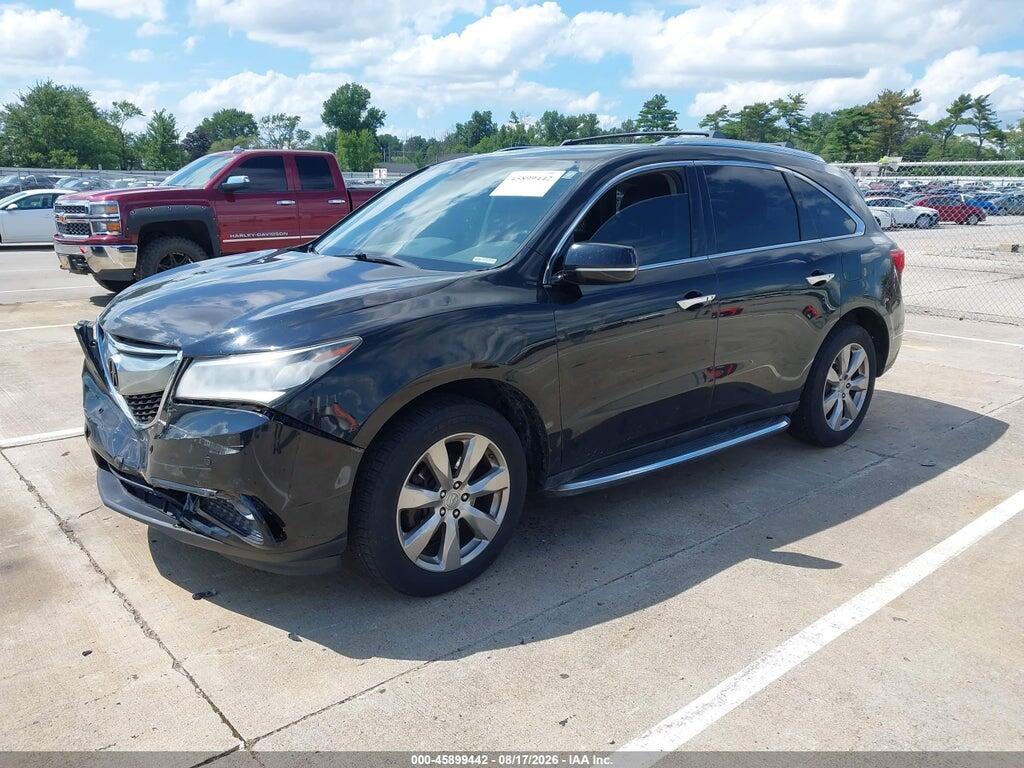 5FRYD4H83EB030299 2014 ACURA MDX photo no. 2