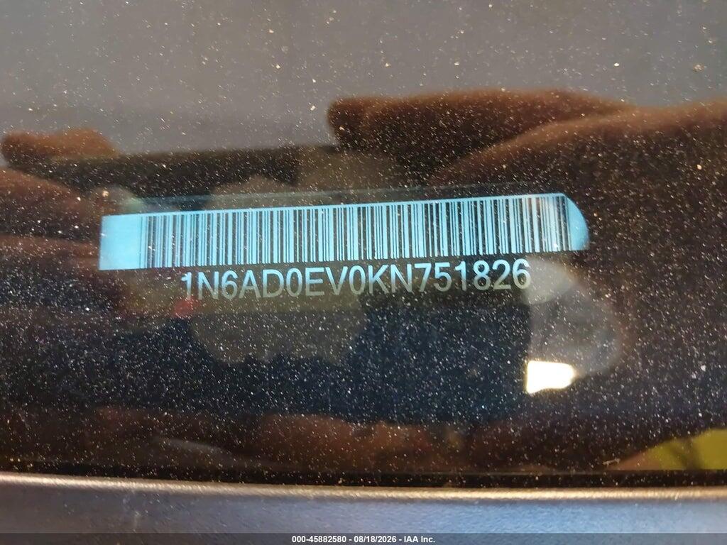 1N6AD0EV0KN751826 2019 NISSAN FRONTIER photo no. 9