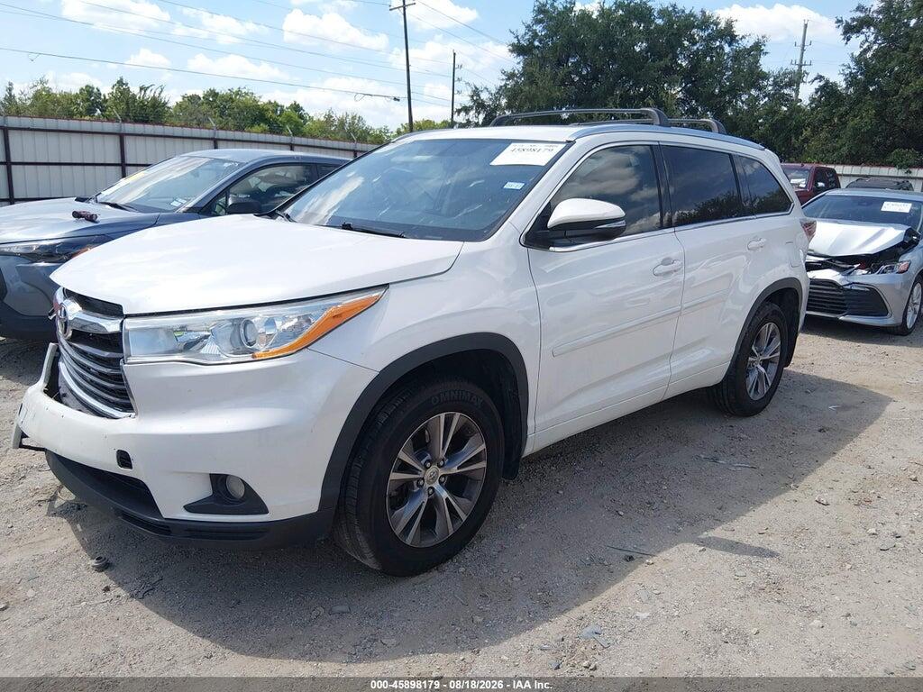 5TDKKRFHXES037761 2014 TOYOTA HIGHLANDER photo no. 2
